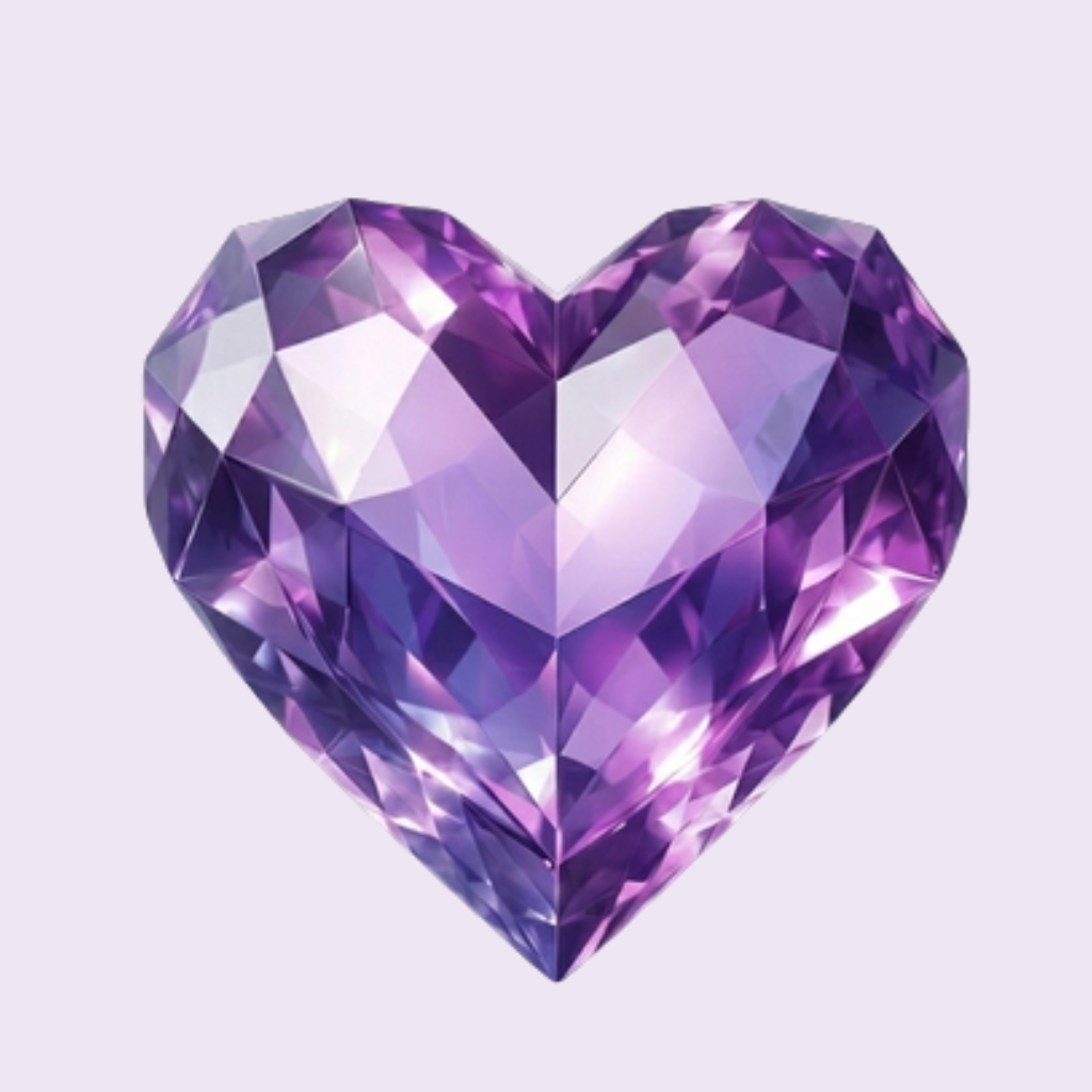 amethyst-heart