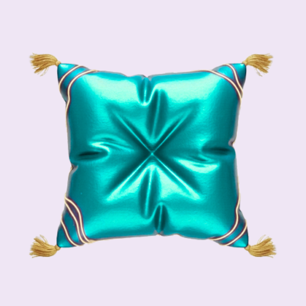 turquoise-cushion